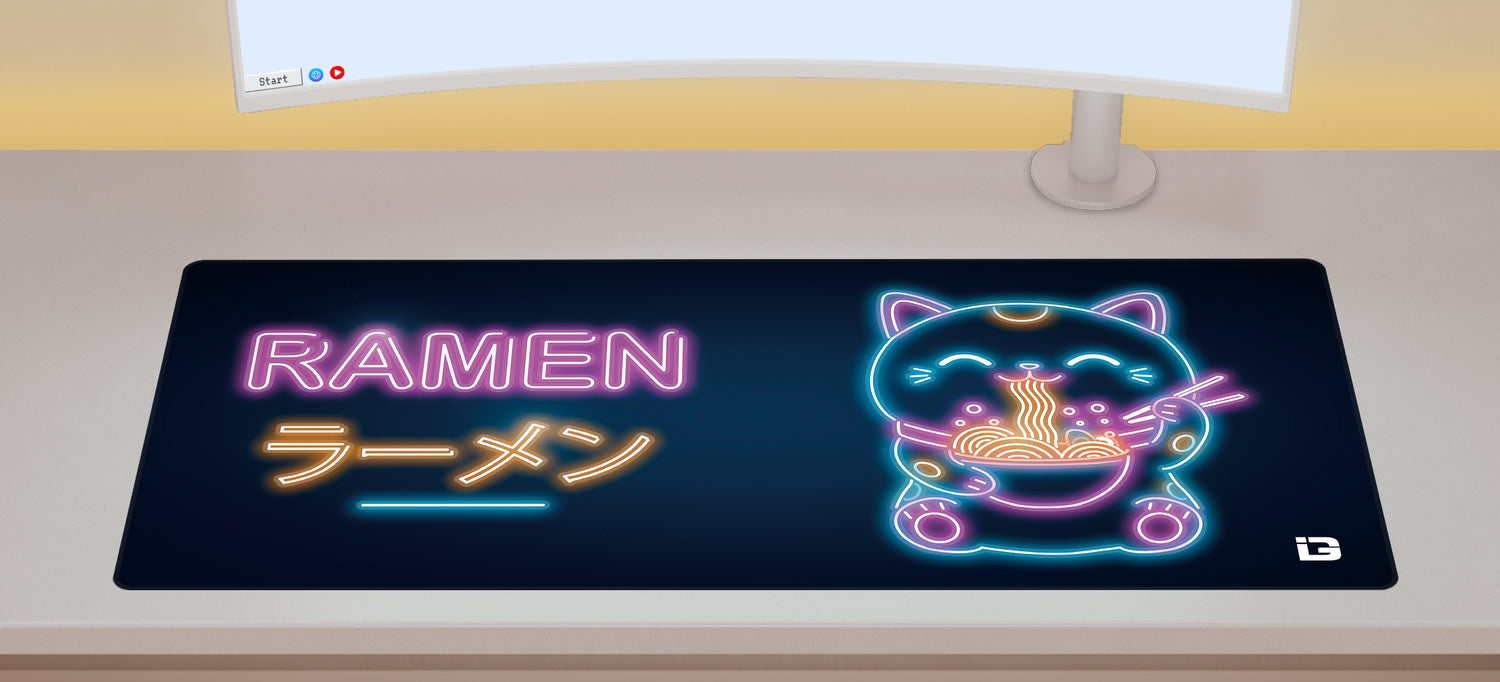 Neon Retro Neko Ramen