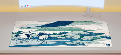 Blaue Kraniche