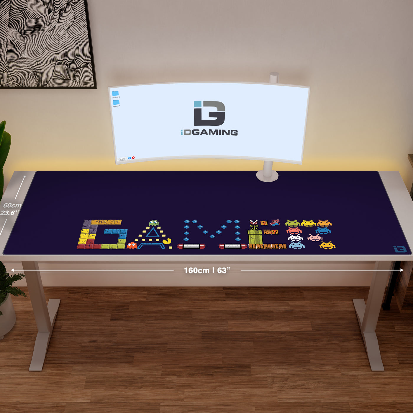 Gamer d'arcade rétro