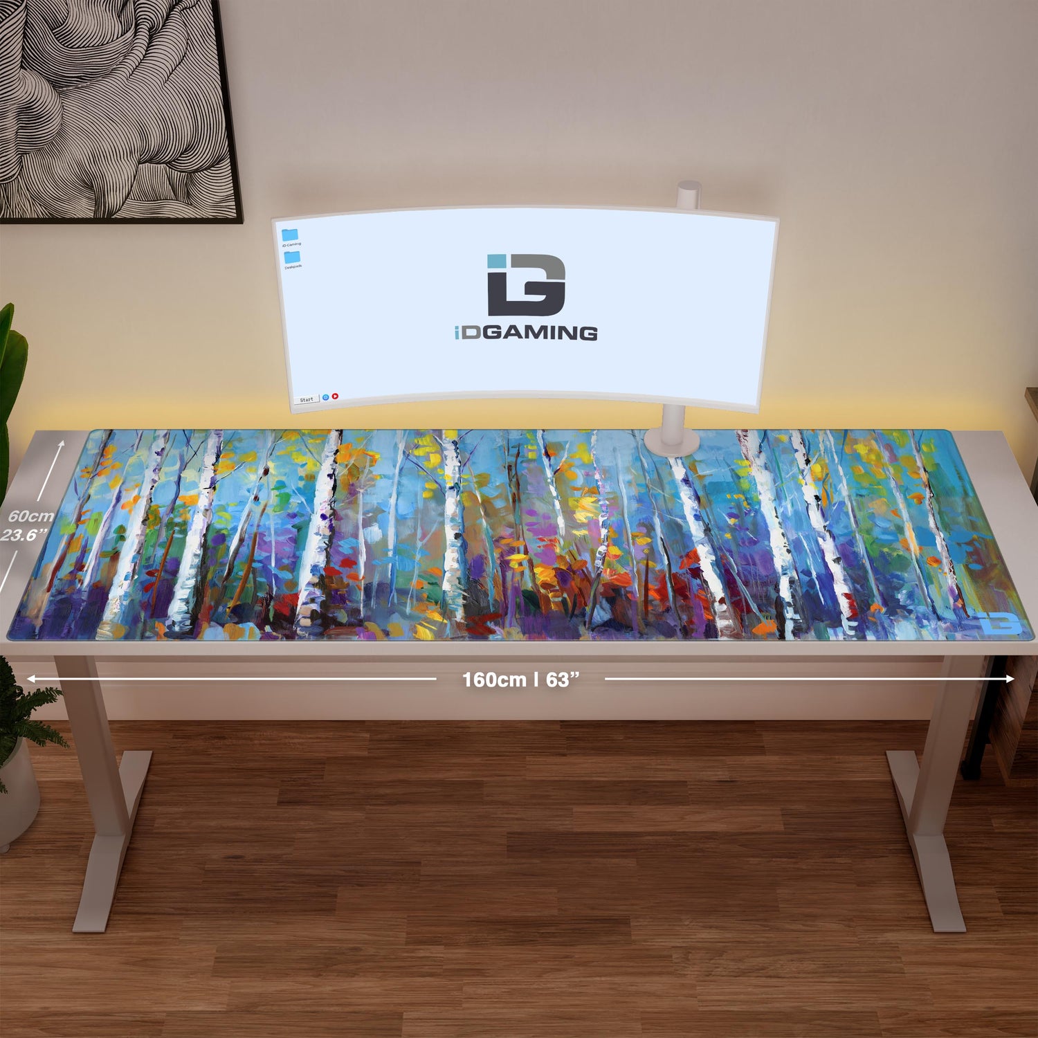 Colourful Birch Trees