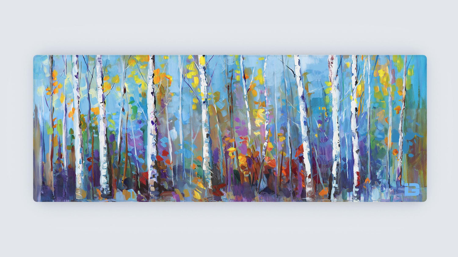 Colourful Birch Trees