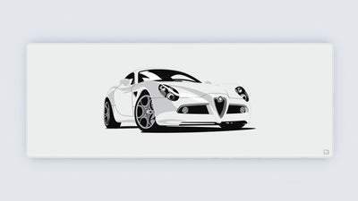 8C White