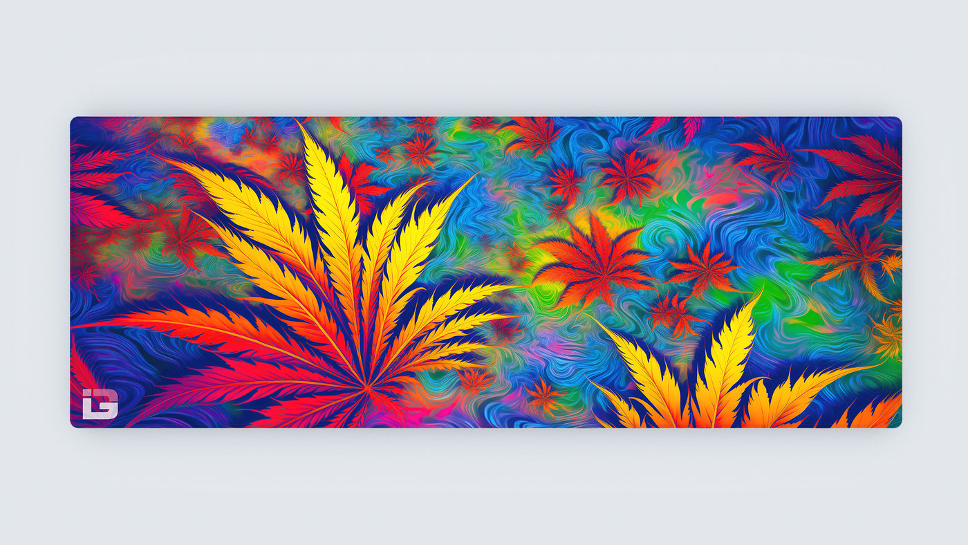 Motif de feuille de cannabis