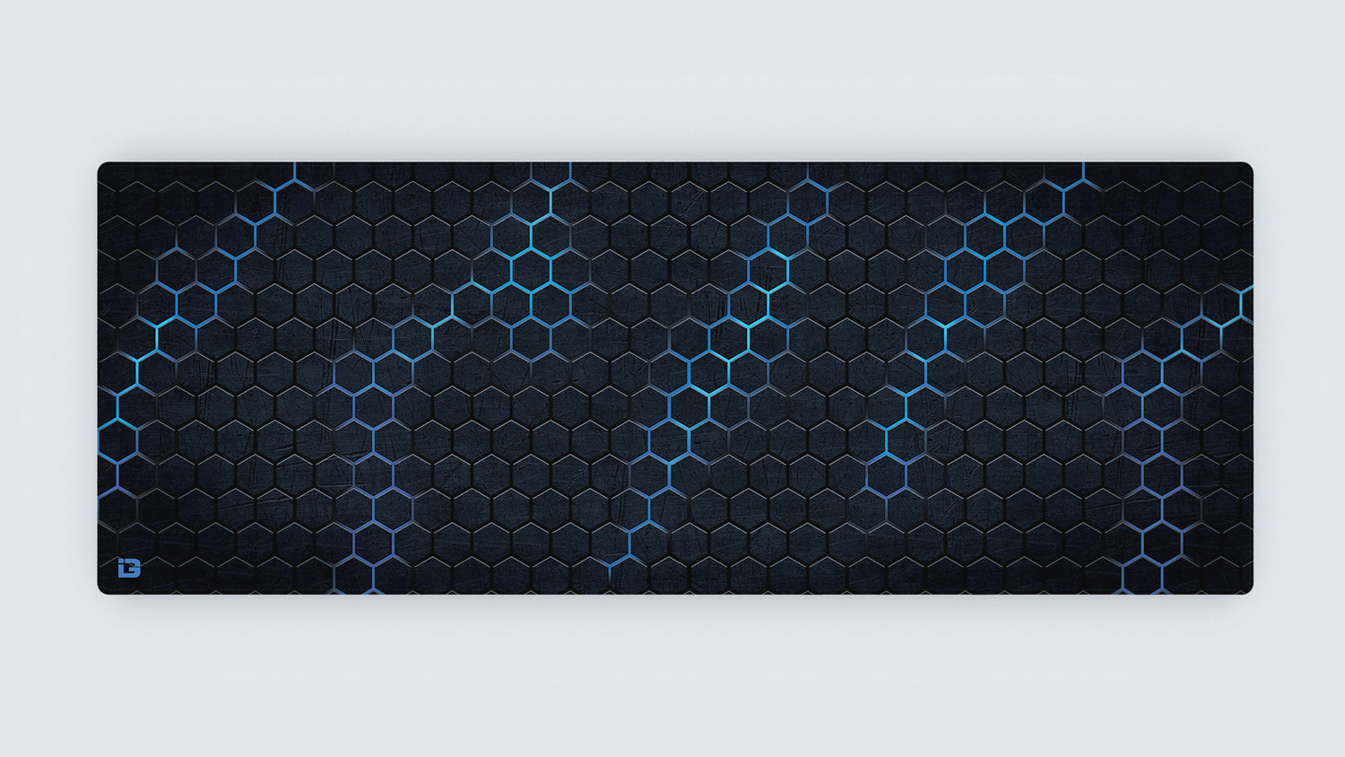 Hexagon Grid Blue