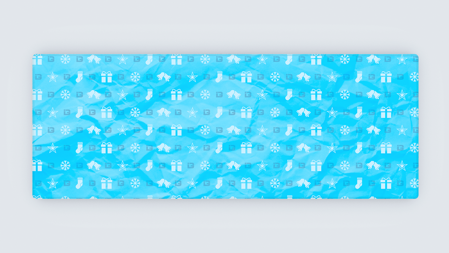 XMAS Wrapping Paper Blue