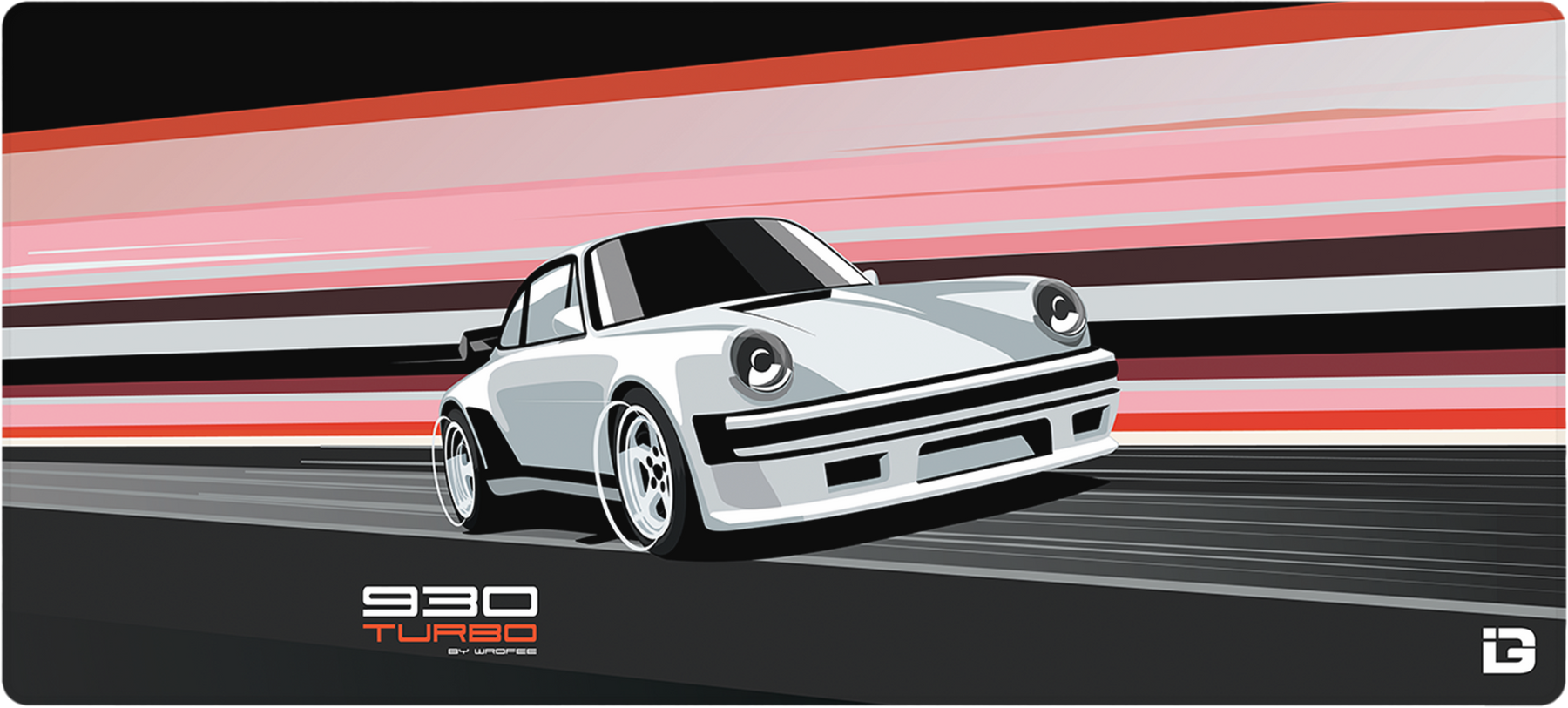 Space Painter Custom Gaming Mousepad by ID Gaming iD Gaming