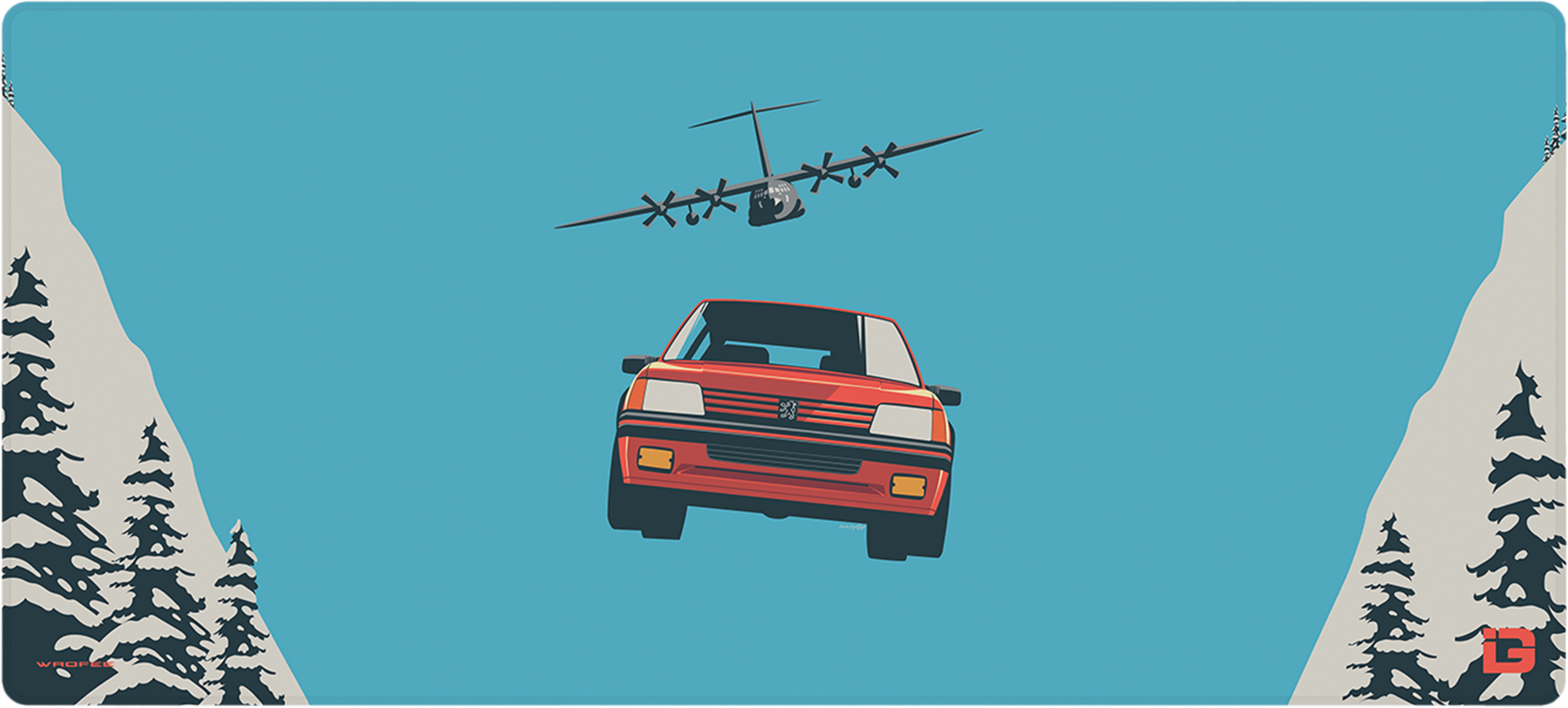 Space Painter Custom Gaming Mousepad by ID Gaming iD Gaming