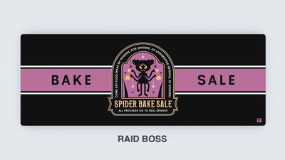 Emblème de la vente de gâteaux de l'araignée