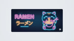 Neon Retro Neko Ramen