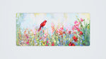 Cardinal Among The Wildflowers