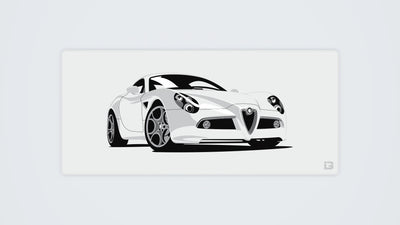 8C White