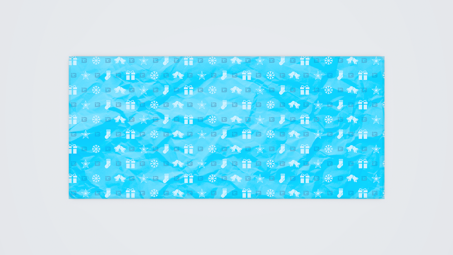 XMAS Wrapping Paper Blue