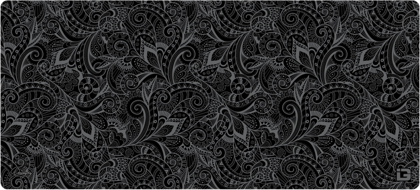 Florale - Schwarz