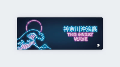 Neon Great Wave