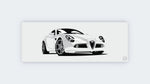 8C White