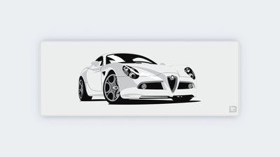 8C White