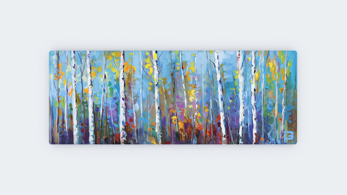 Colourful Birch Trees