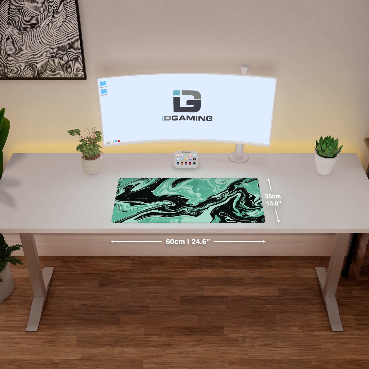 Liquid Green Playmat