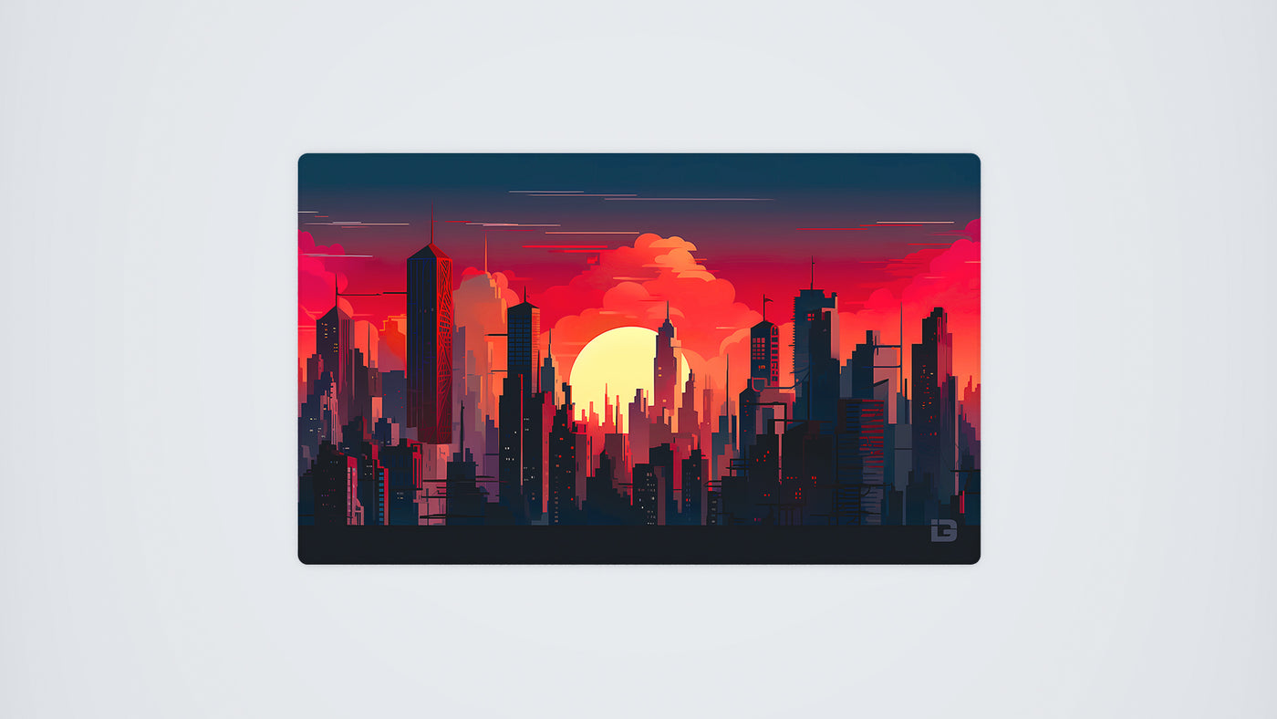 Sunset in the Dark City