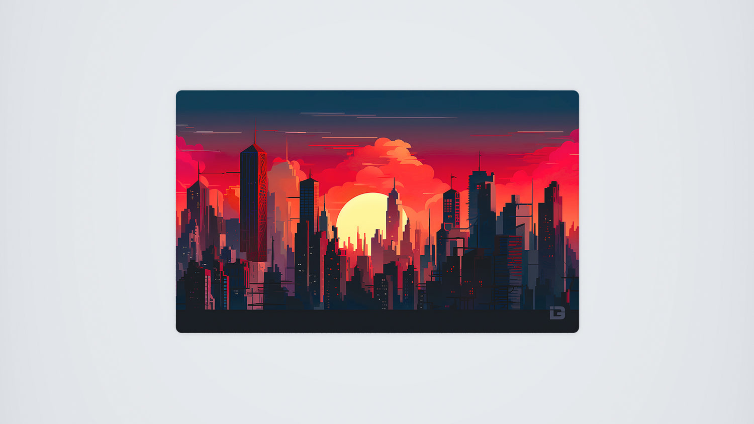 Sunset in the Dark City