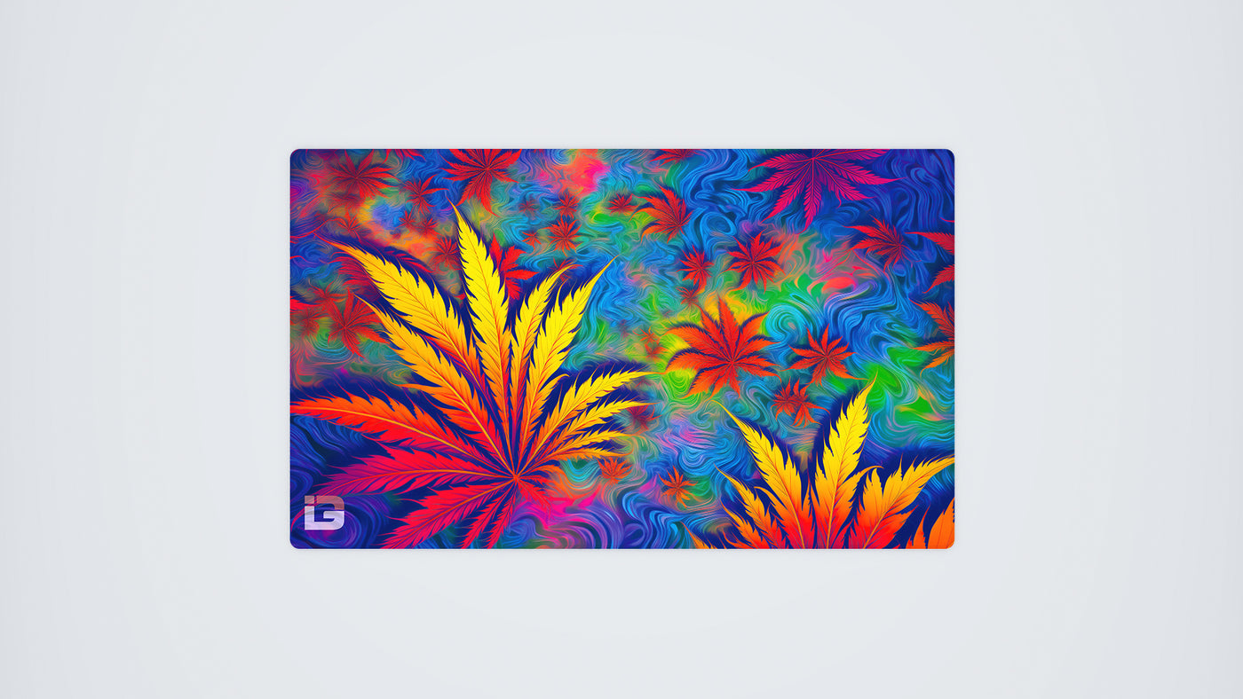 Motif de feuille de cannabis