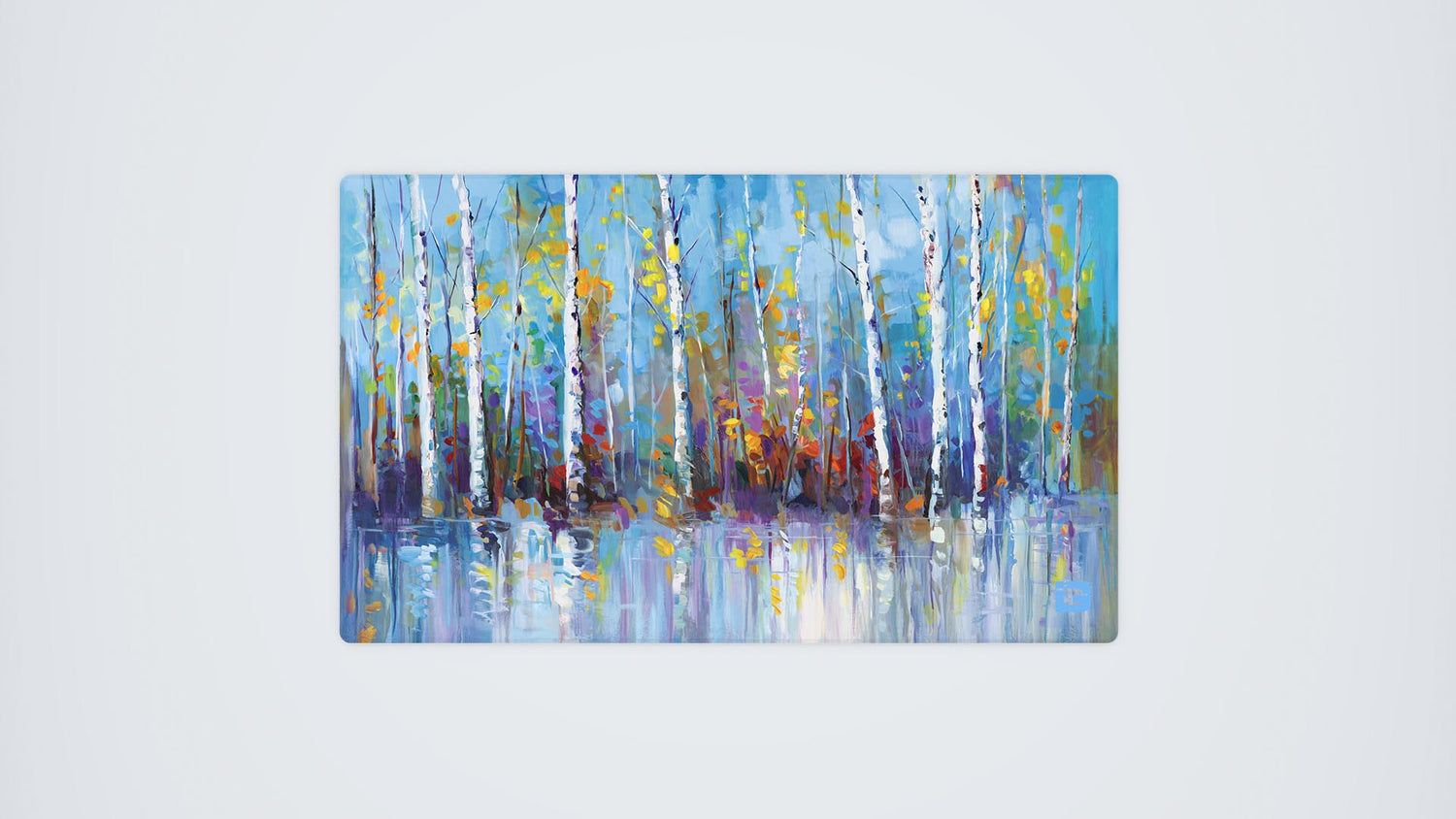 Colourful Birch Trees
