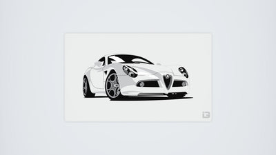 8C White