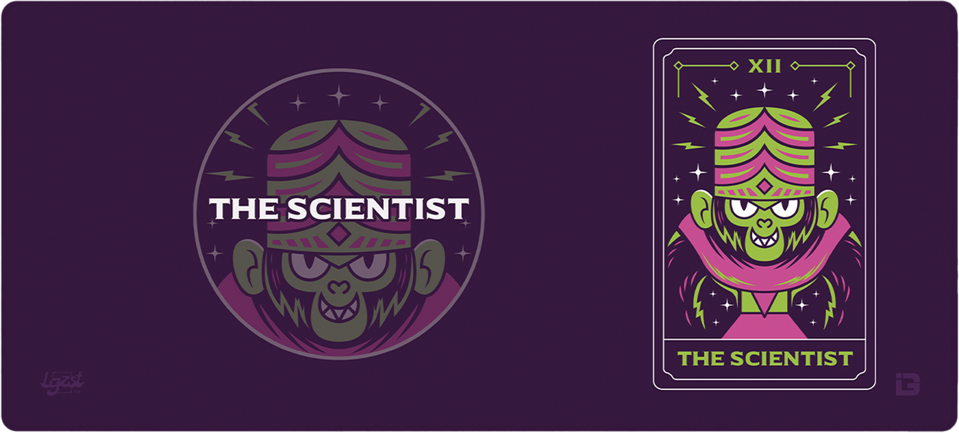 La Carta del Tarot del Mono Científico