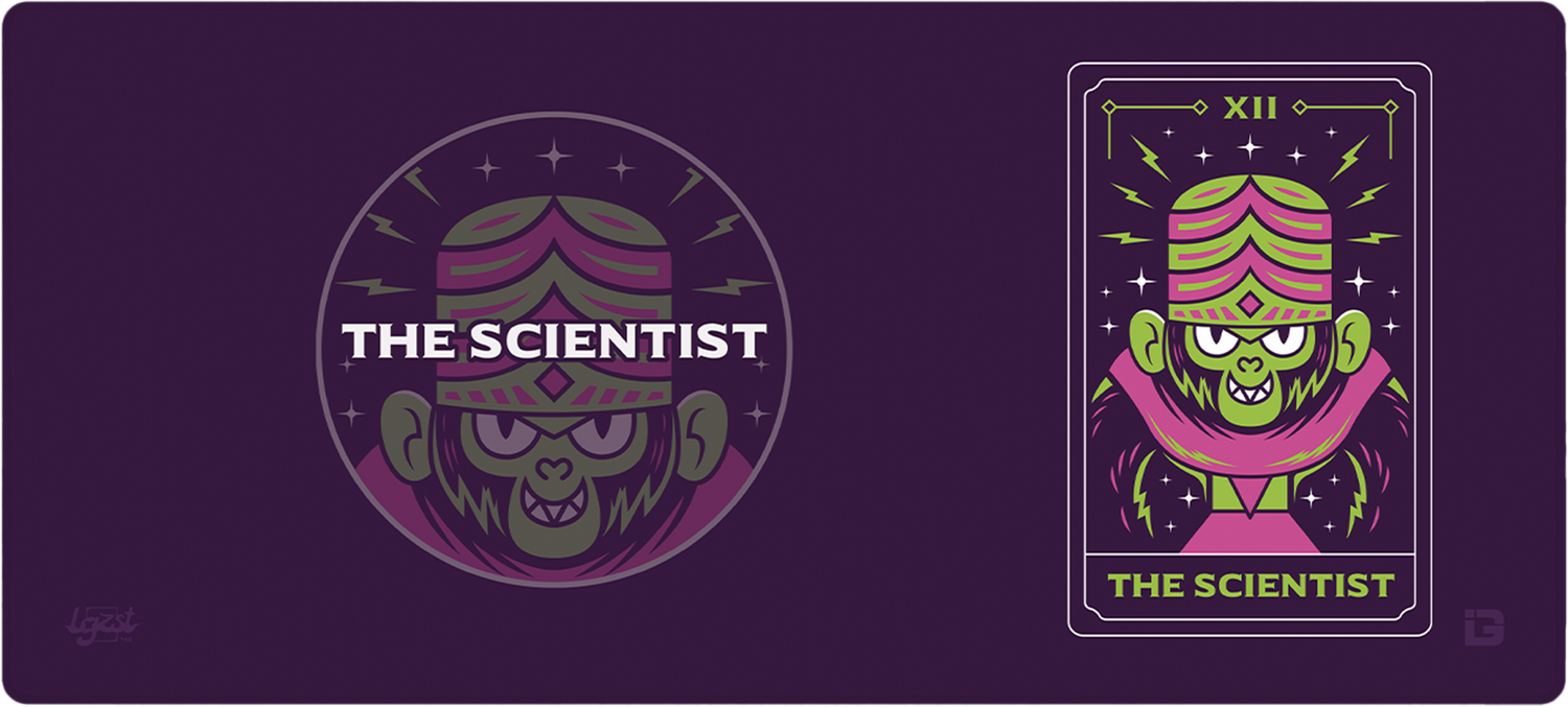 La Carta del Tarot del Mono Científico
