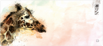 Water Colour Giraffe