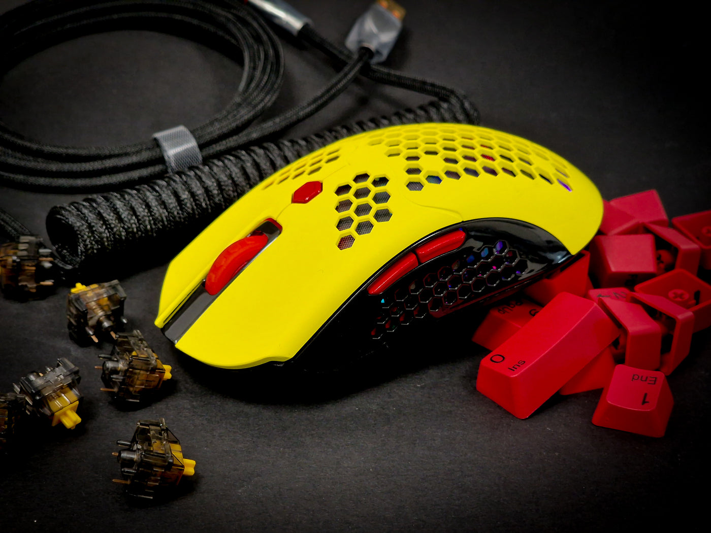 Bumblebee Yellow RGB Wireless Gaming Mouse