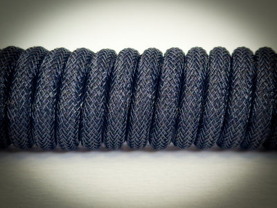 Jet Black Coiled Aviator Cable