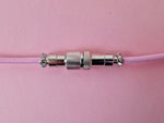 Flamingo Pink Coiled Aviator Cable