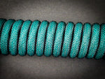 Emerald Green Coiled Aviator Cable