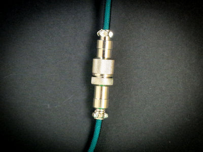 Emerald Green Coiled Aviator Cable