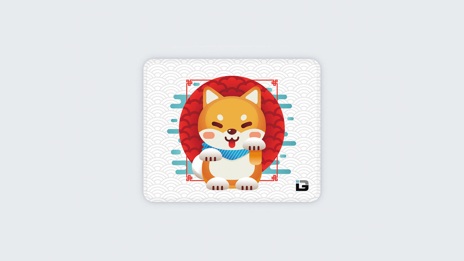 Charm porte-bonheur Shiba Inu