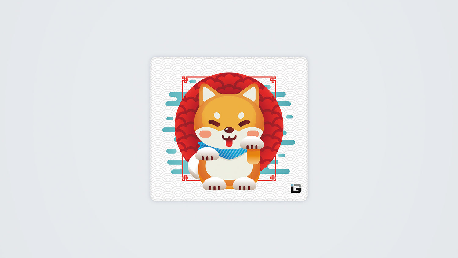 Charm porte-bonheur Shiba Inu
