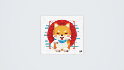 Charm porte-bonheur Shiba Inu